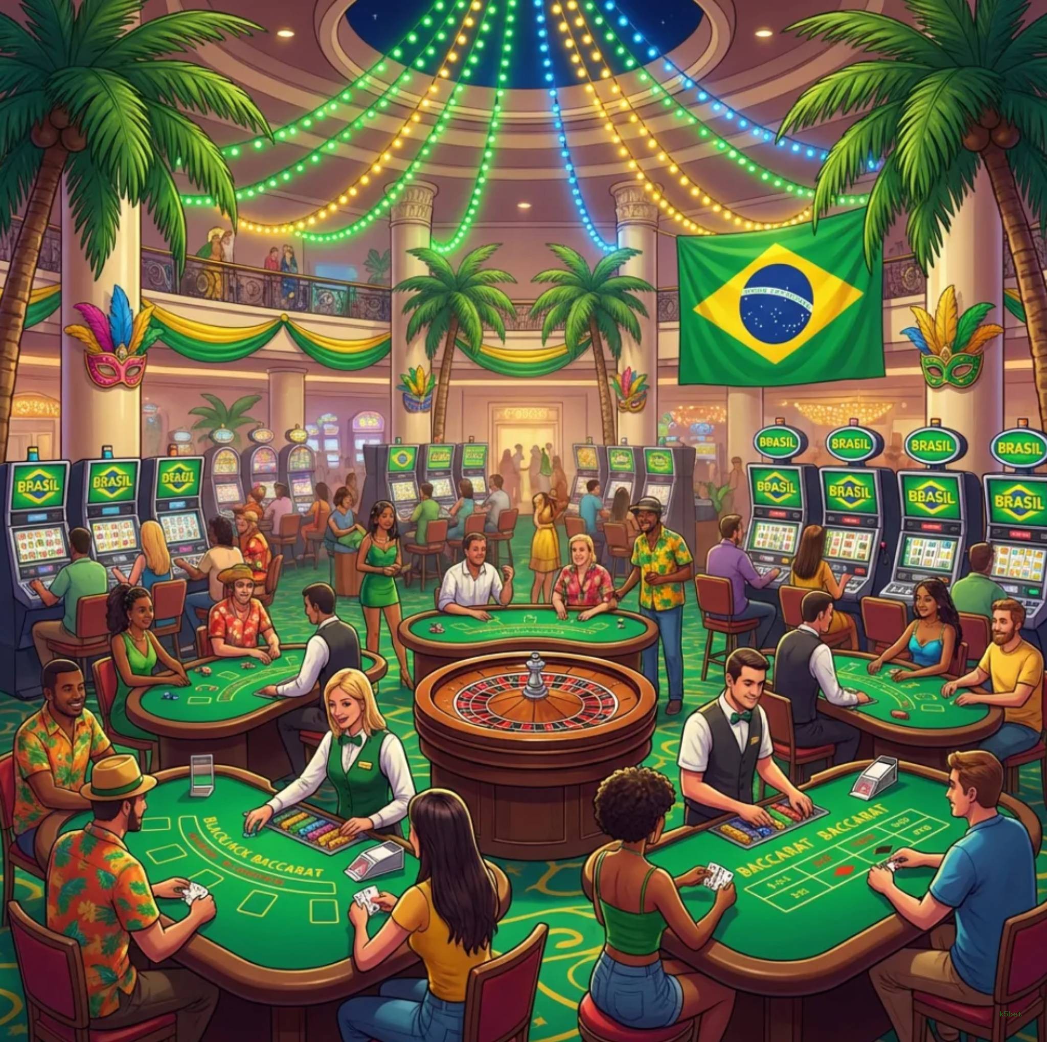 Cassino ao vivo da k5bet com dealers reais